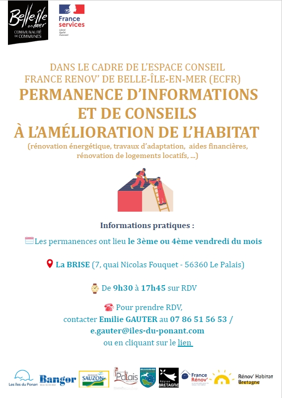 Permanences à la BRISE - amélioration de l'habitat
