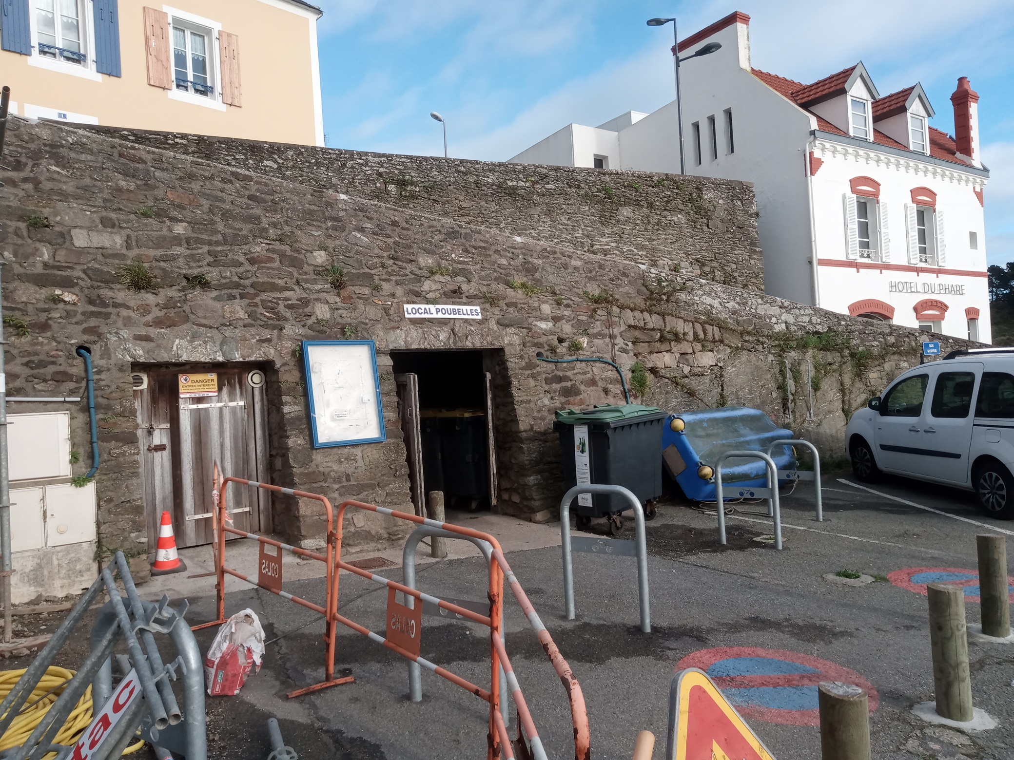Travaux rampe Hôtel du Phare